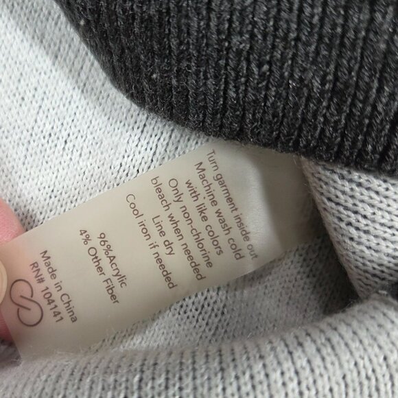 Calia Carrie Underwood Sweater Womens Medium Gray Effortless High Low Pullover - Picture 4 of 7